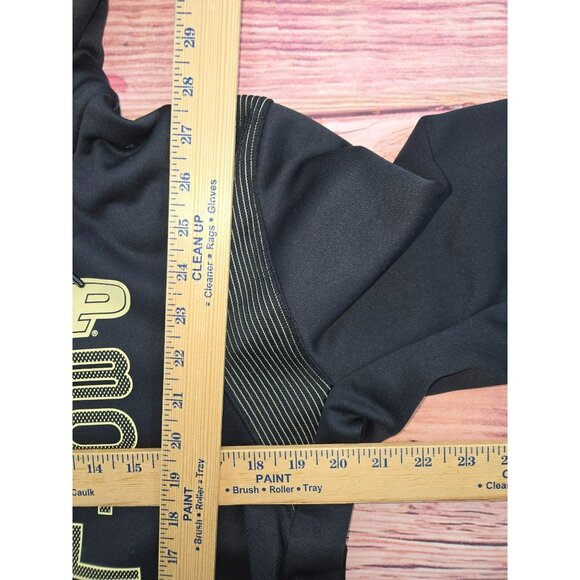 Purdue Boilermakers Nike Dri-Fit Full-Zip Hoodie Medium Black Polyester Jacket - Picture 10 of 10